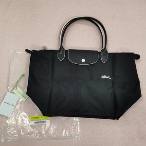 Longchamp Le Pliage 70th Anniversary  Tote Bag size large Black